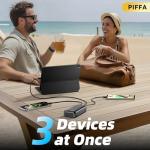 PIFFA 50000mAh Portable Charger Power Bank,22.5W Fast Charging Portable Phone Charge USB-C PQ3.0 QC4.0,LED Display, Battery Pack for iPhone 17/16/15 Pro Samsung Google, for Travel Camping Essential