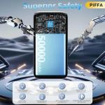 PIFFA 50000mAh Portable Charger Power Bank,22.5W Fast Charging Portable Phone Charge USB-C PQ3.0 QC4.0,LED Display, Battery Pack for iPhone 17/16/15 Pro Samsung Google, for Travel Camping Essential