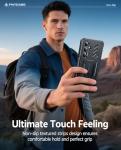 FNTCASE for Samsung Galaxy S25-FE Case: Military Grade Drop Proof Protection Mobile Cover with Kickstand | Matte Textured Rugged Shockproof TPU | Protective Sturdy Phone Case Black