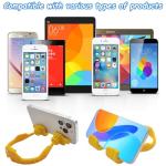 YuCool Stocking Fillers for Teenage Boys Girls Adults 2 Pack Thumb Up Lazy Phone Stand Gifts for Christmas,iPhone Cell Phone Holder for Desk Fun Gifts for Christmas Kids Men Women Wife