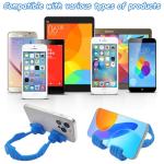 YuCool Stocking Fillers for Teenage Boys Girls Adults Cell Phone Stand 2 Pack Black Thumbs Up Lazy Phone Stand for iPhone Cell Phone Holder for Desk Fun Gifts for Christmas Kids Men Women Wife