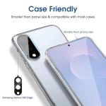 amFilm Auto-Alignment OneTouch for Samsung Galaxy S25 Edge 6.7" Screen Protector + Camera Lens Protector, Tempered Glass, 30 Seconds Installation, Bubble Free, Case Friendly, Anti-Scratch [2+2 Pack]