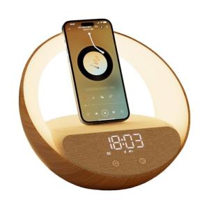 ActivPro Smart Dock | 4-in-1 | Wireless Charging Station | Bluetooth Speaker | Clock | Mood Light | Lamp | 15W Fast Charger | Mobile Phone Charger | Charger for iPhone Samsung Android Phones | Gift
