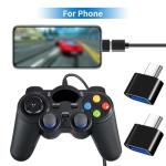 YIXINHE 2 Pcs USB-A to USB-C Adapter, USB Type-C to USB-A Adapter, High-Speed Data Transmission, Compatible with MacBook Pro, Samsung Galaxy,Smartphone and Tablet(Black)Cannot be used for charging！！！