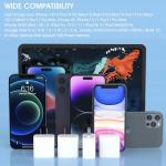 4Pack USB C Charger Block, iGENJUN 20W for Phone Fast Charger Wall Charger with PD 3.0, Compact Type C Power Adapter for Phone 17/16/15/14, Galaxy, Pixel, AirPods Pro (Arctic White)