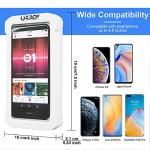 URROY Shower Phone Holder Waterproof, 360° Rotation Shower Phone Case, Anti-Fog High Sensitivity Universal Cover Mount Stand for Bathroom Wall Mirror Bathtub Kitchen, Gift for Men Women