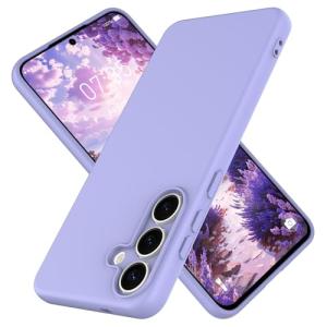 Taneny Silicone Case for Samsung Galaxy S25 FE, Durable and Stylish Drop Tested Soft Silicone Gel Rubber Slim Fit Shockproof Protection Phone Cover for Samsung Galaxy S25 FE 5G (Purple)