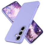 Taneny Silicone Case for Samsung Galaxy S25 FE, Durable and Stylish Drop Tested Soft Silicone Gel Rubber Slim Fit Shockproof Protection Phone Cover for Samsung Galaxy S25 FE 5G (Purple)