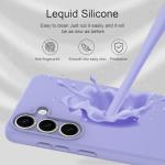 Taneny Silicone Case for Samsung Galaxy S25 FE, Durable and Stylish Drop Tested Soft Silicone Gel Rubber Slim Fit Shockproof Protection Phone Cover for Samsung Galaxy S25 FE 5G (Purple)