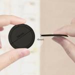 TENOC Phone Grip Sticky 360° Rotation Universal Stand Finger Ring Holder Slim Kickstand for Cell Phone Case, Black