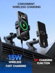 MOKPR 15W Auto Clamping Wireless Car Charger