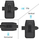 COANJIUO Phone Holster with Card Holder Clip