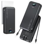 Aonidi 20000mAh Power Bank with Built-In Cables