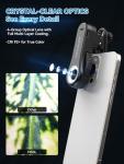 Apexel 3-in-1 Smartphone Microscope Lens - 40X/120X