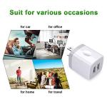 GiGreen Dual Port USB Wall Charger 3 Pack