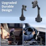 Cup Phone Mount for Car - Adjustable Cradle Holder