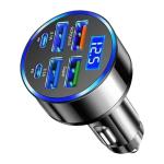 6-in-1 Fast Car Charger for Smartphones