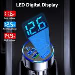 6-in-1 Fast Car Charger for Smartphones