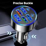 6-in-1 Fast Car Charger for Smartphones