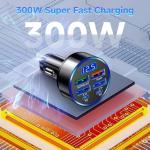 6-in-1 Fast Car Charger for Smartphones