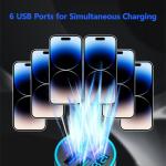 6-in-1 USB C Car Charger Quick Charge Adapter