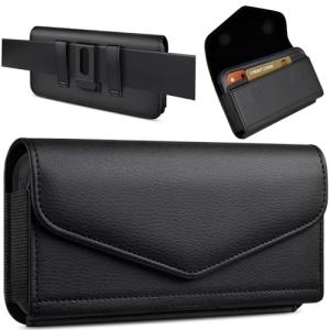COANJIUO Leather Phone Holster with Card Holder