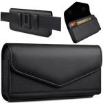 COANJIUO Leather Phone Holster with Card Holder