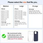 COANJIUO Leather Phone Holster with Card Holder