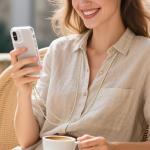 ROCONTRIP Metal Crossbody Phone Lanyard for iPhone