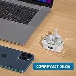 Dual USB UK Wall Charger Plug - 2 Pack