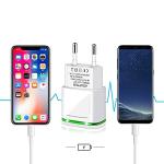 2 Pin USB Shaver Socket Adapter for Phones