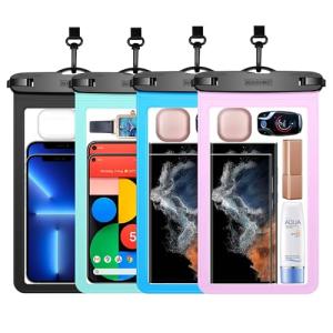 10.5” Waterproof Phone Pouch - 4 Pack