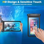 10.5” Waterproof Phone Pouch - 4 Pack