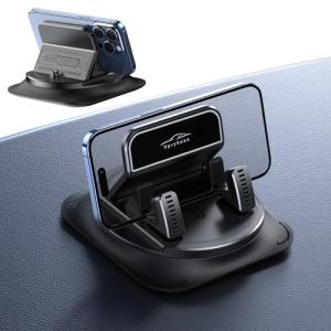 360-Degree Car Phone Holder with Anti-Slip Grip