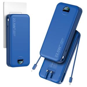 Aonidi 20000mAh Fast Charging Power Bank with Cables