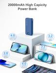 Aonidi 20000mAh Fast Charging Power Bank with Cables