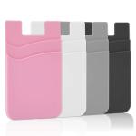 Card Holder Stick-On Wallet for Smartphones - 4 Pack