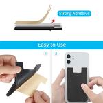 Card Holder Stick-On Wallet for Smartphones - 4 Pack