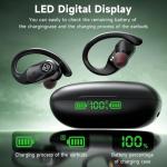 Bluetooth Wireless Earbuds with 96H Playtime and Mic