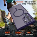 Samsung Galaxy S24 Ultra MagSafe Compatible Case - Dark Purple