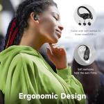 Bluetooth Wireless Earbuds with 96H Playtime and Mic