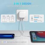 25W Dual Port USB C Fast Charger for iPhone