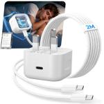 40W Fast USB C Charger for iPhone 17/16/15