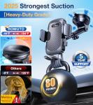 Romuto Car Phone Mount with Strong Suction & 360° Rotation