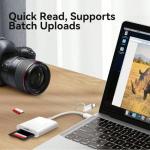 YIXINHE 2-in-1 SD Card Reader for iPhone & iPad