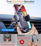 Romuto Car Phone Mount with Strong Suction & 360° Rotation