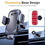 Romuto Car Phone Mount with Strong Suction & 360° Rotation