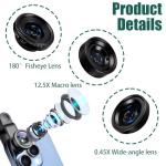 3-in-1 Phone Camera Lens Kit for Smartphones
