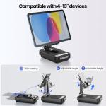 4-in-1 Phone Stand with Bluetooth Speaker & Power Bank