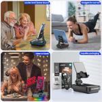 4-in-1 Phone Stand with Bluetooth Speaker & Power Bank